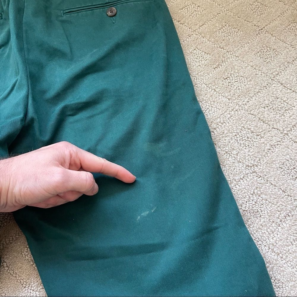 Jack Wills Green Cotton Chinos Size Small - Picture 4 of 5